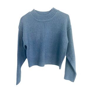 Pink Rose Crew Neck Knit Pullover Sz S NWT